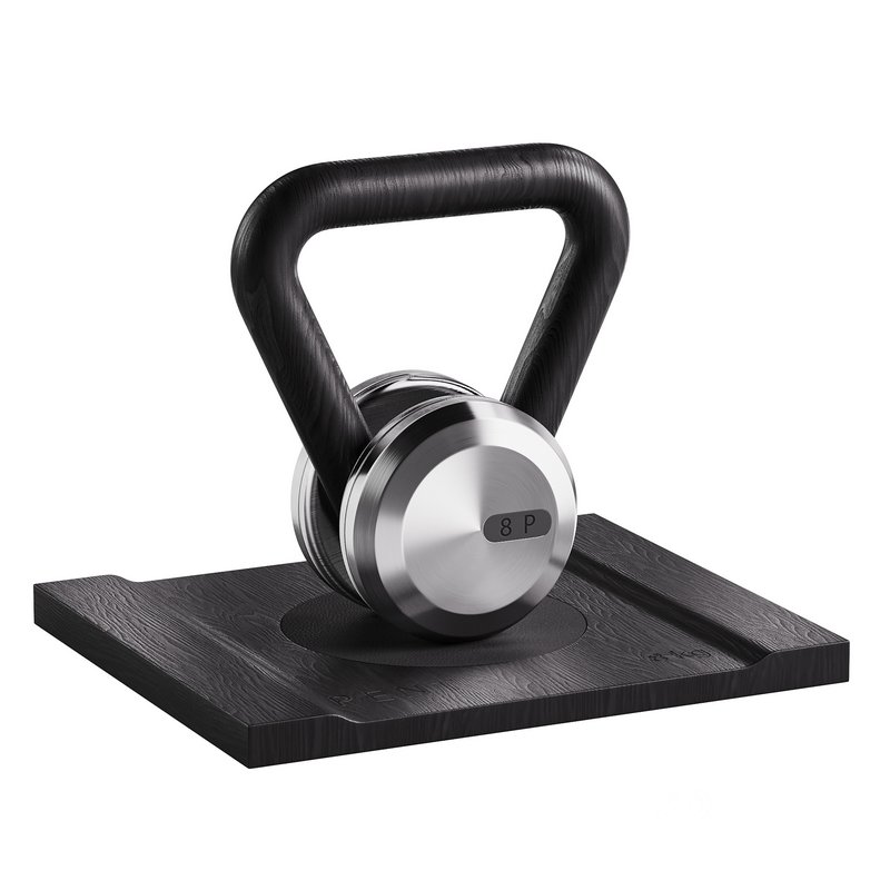 LOVA Kettlebell With Wooden Stand Image 3