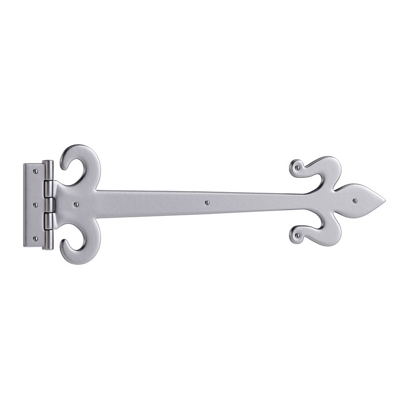 Wrought Iron Flush Mount Door Hinge Image 4