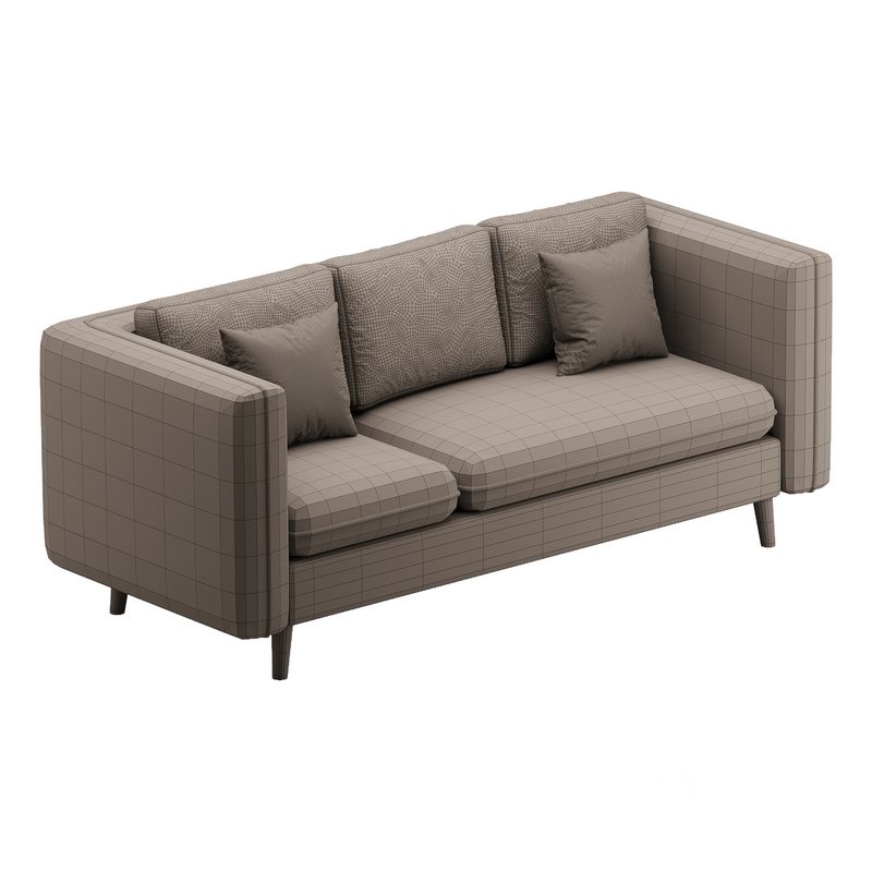 Sofa Couch with Ottoman Image 14