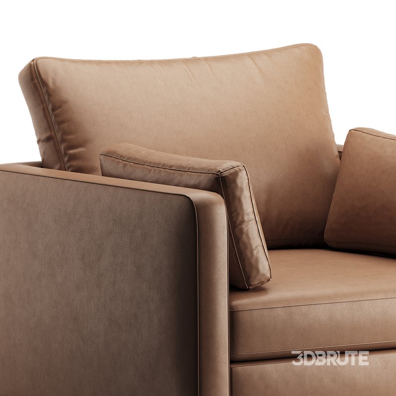 Modern Farmhouse Loose Pillow Armchair Image 10