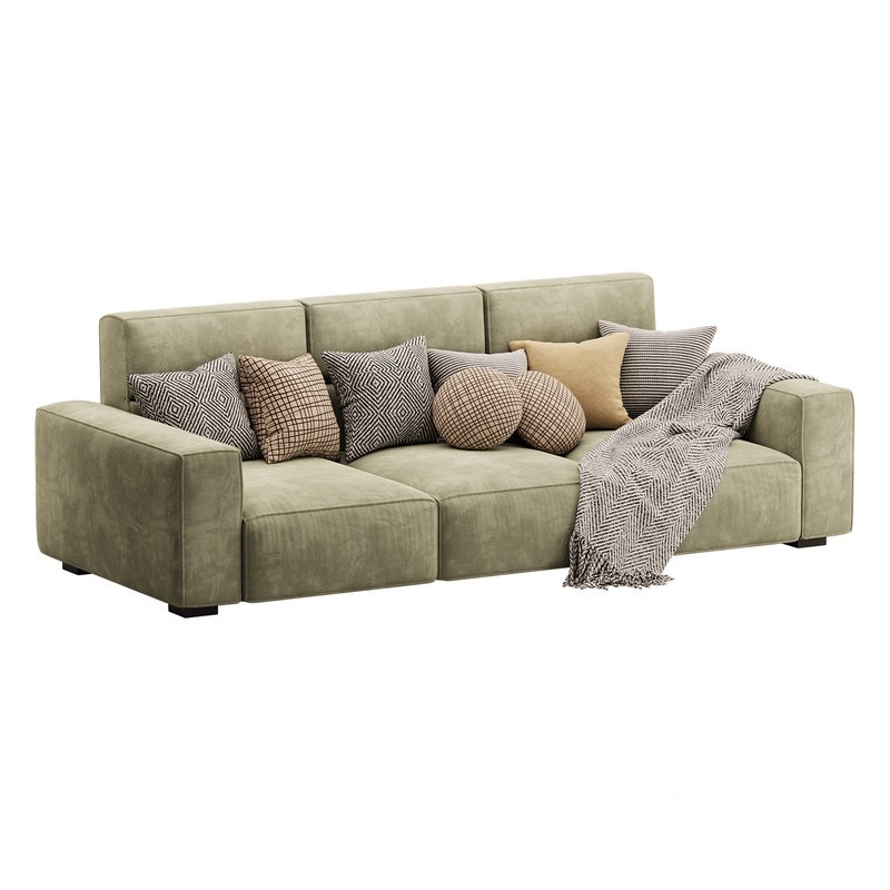 Beige Standard Sofa Image 12