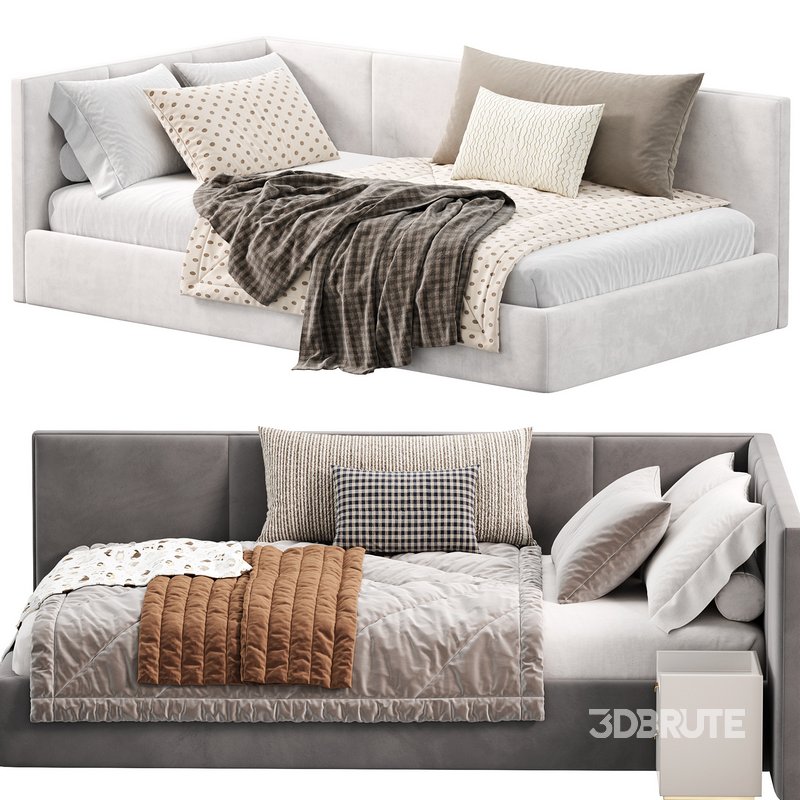 Parfe cushioned Corner bed Image 3