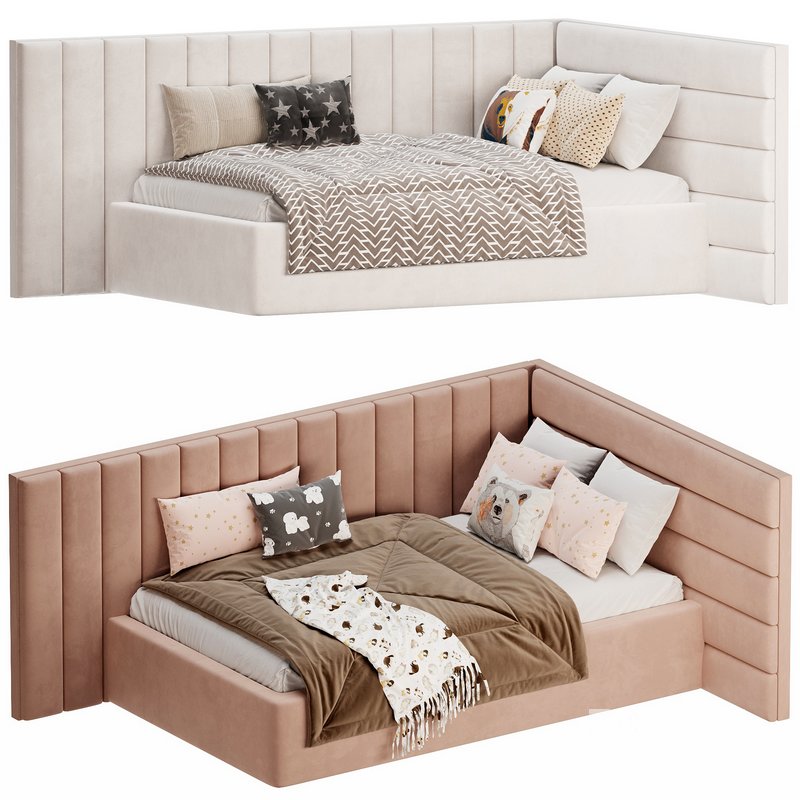 Corner bed Bonpari kids Image 6