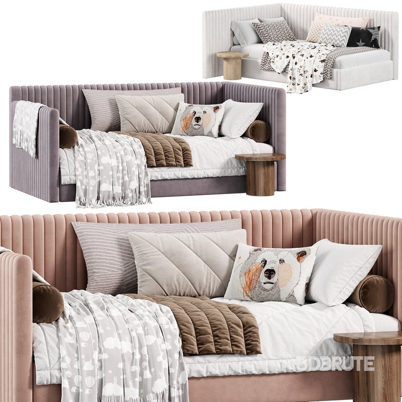 Corner bed Danny kids narrow panels by sensorsleep Image 3