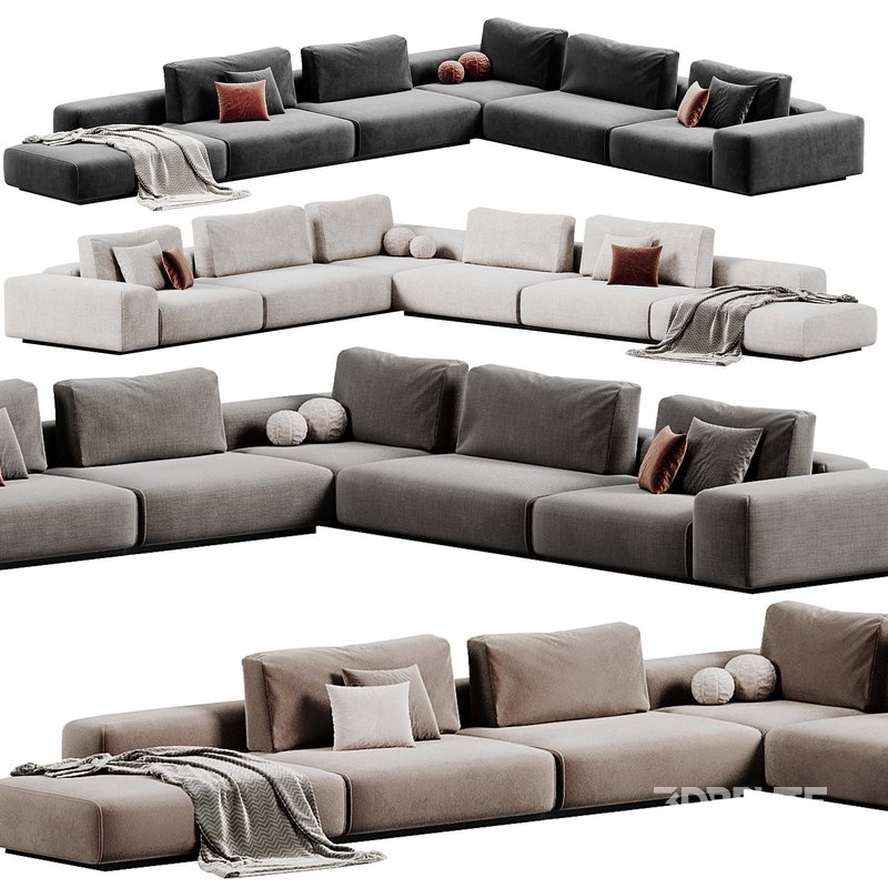 Monsieur Modular Sofa By Baxter Image 3