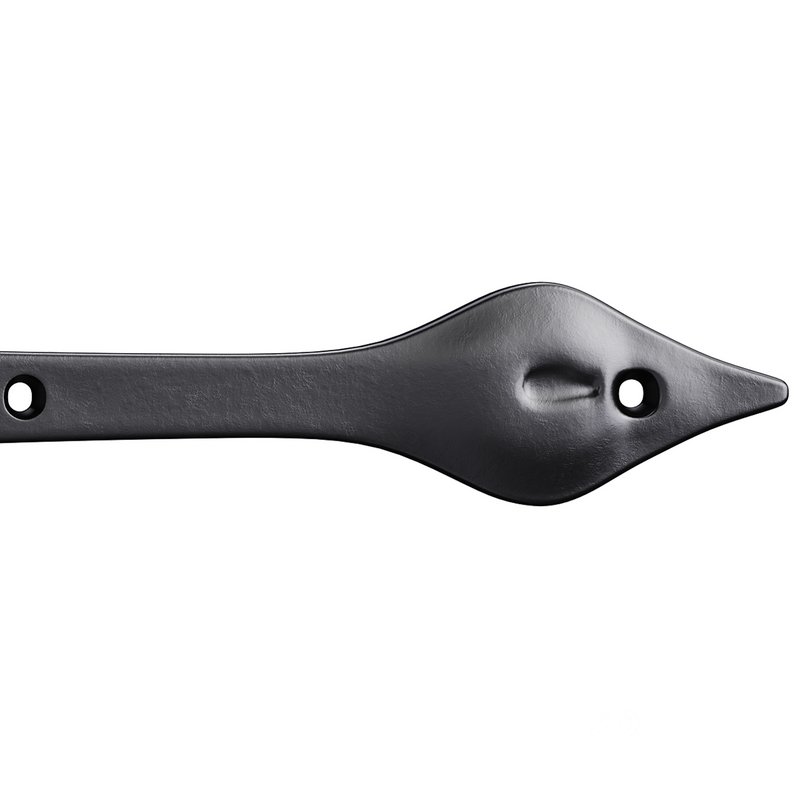 Black Wrought Iron Strap Image 2