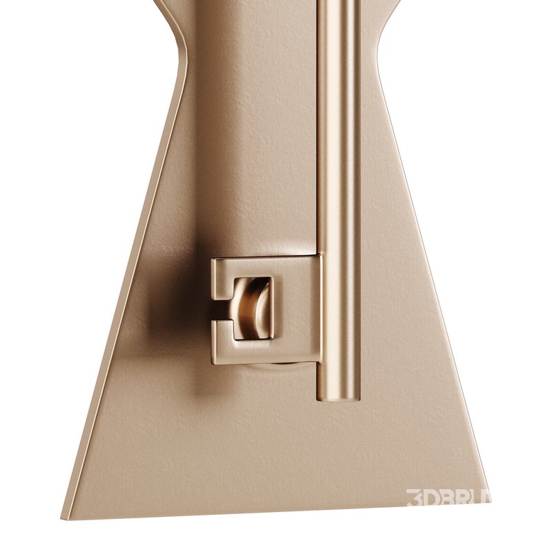 Door Knocker Black Cast Iron Key Image 4