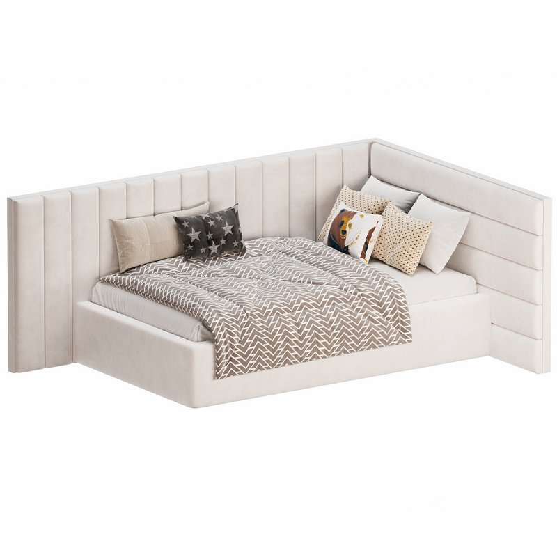 Corner bed Bonpari kids Image 8