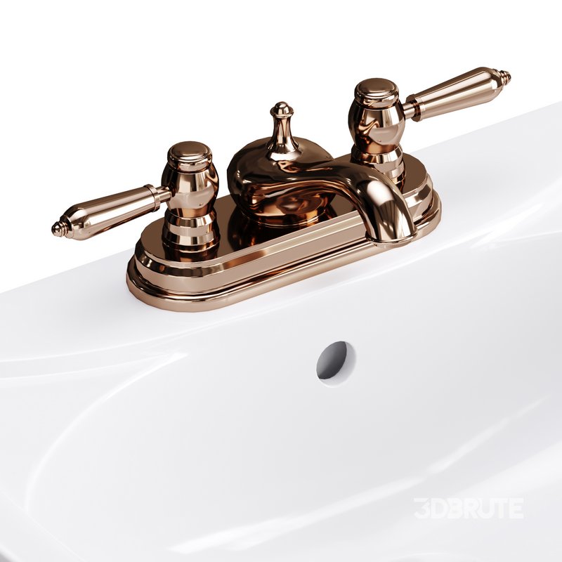 Ondine Pedestal white washbasin Image 2