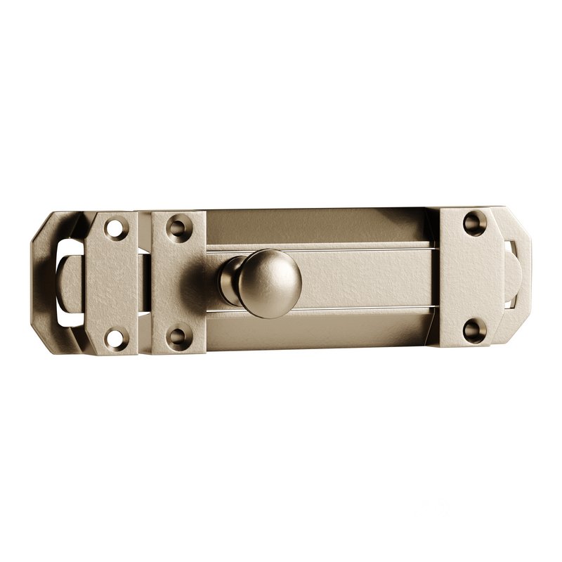 Brass Slide Bolt Door Latch Image 3