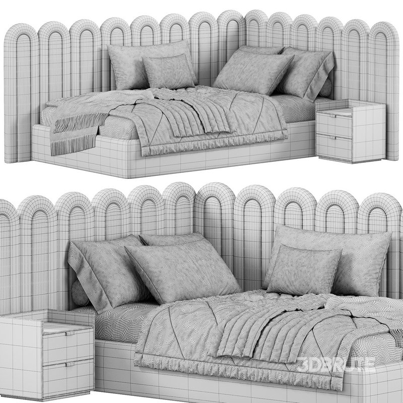 Corner bed Lego kids by sensorsleep Image 4