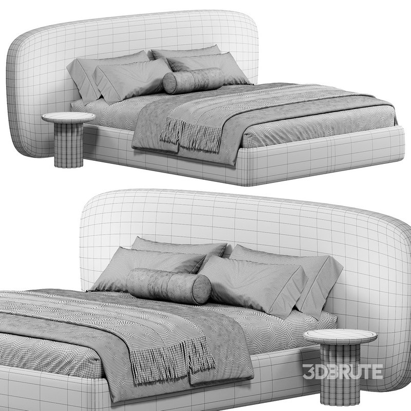 Soft bed Molina by Oneandhome Image 3