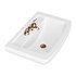 Vega Small Wall Mounted Bathroom Vessel Sink - Thumbnail 5
