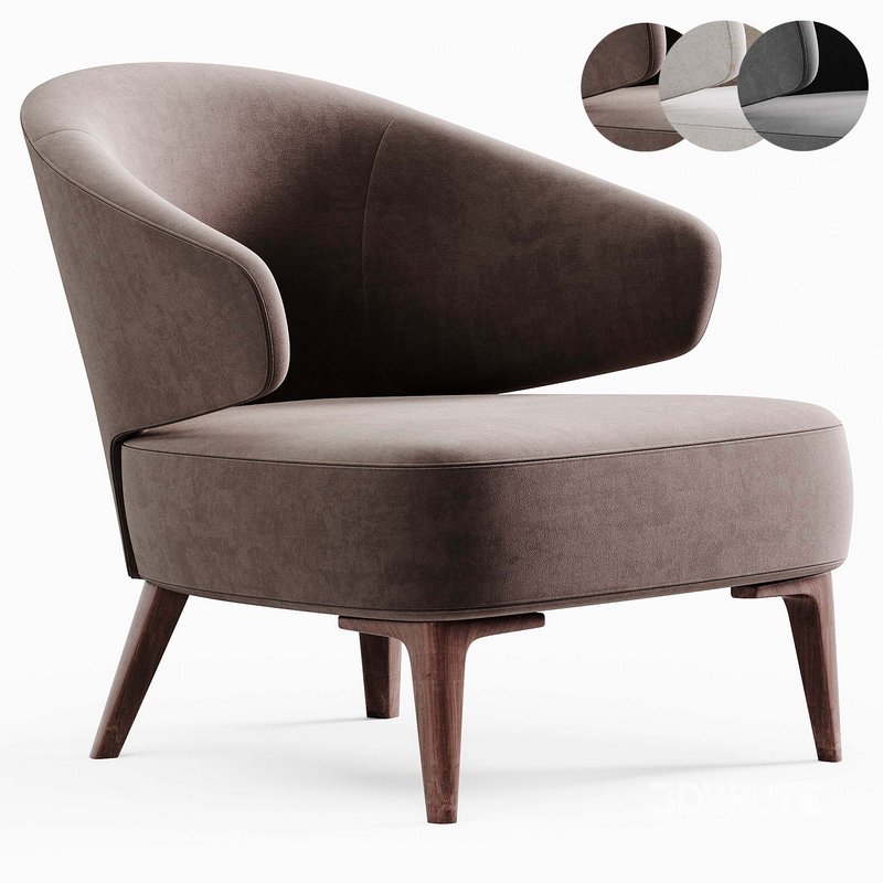Aston Armchair By Minotti Image 4