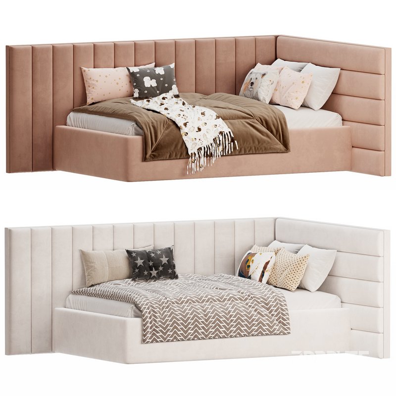 Corner bed Bonpari kids Image 9