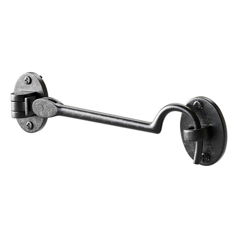 Oil Rubbed Bronze Finish Solid Brass Swivel Pivot Style Cabin Eyelet Latches Image 4