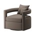 Kennedy Velvet Swivel Chair - Thumbnail 14