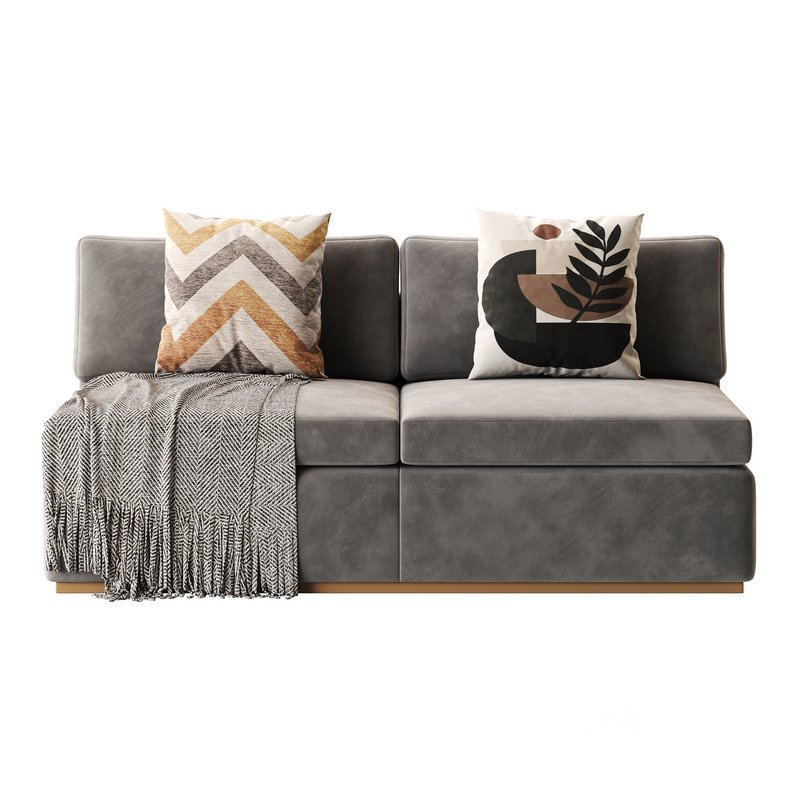Haase Armless Sofa Image 6