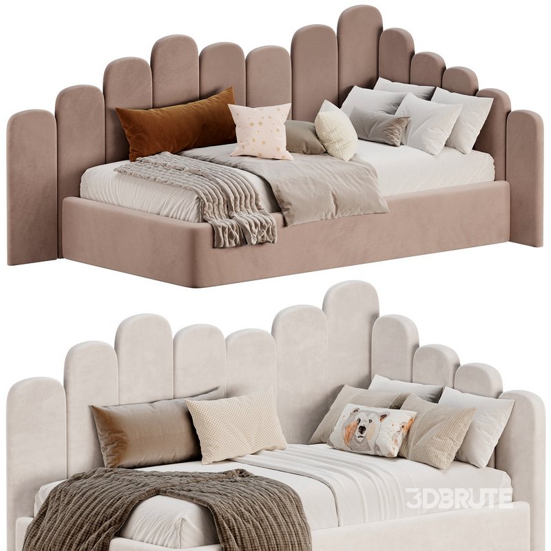 Corner bed Bambini kids multi level Image 1