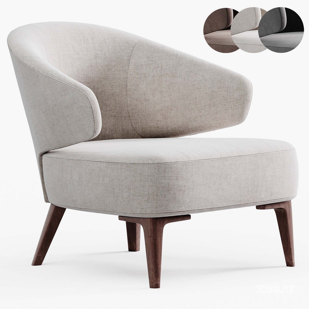 Aston Armchair By Minotti Image 1