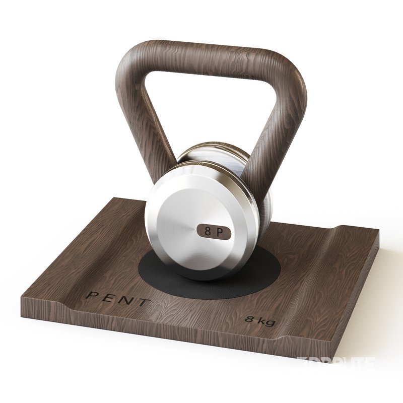 LOVA Kettlebell With Wooden Stand Image 4