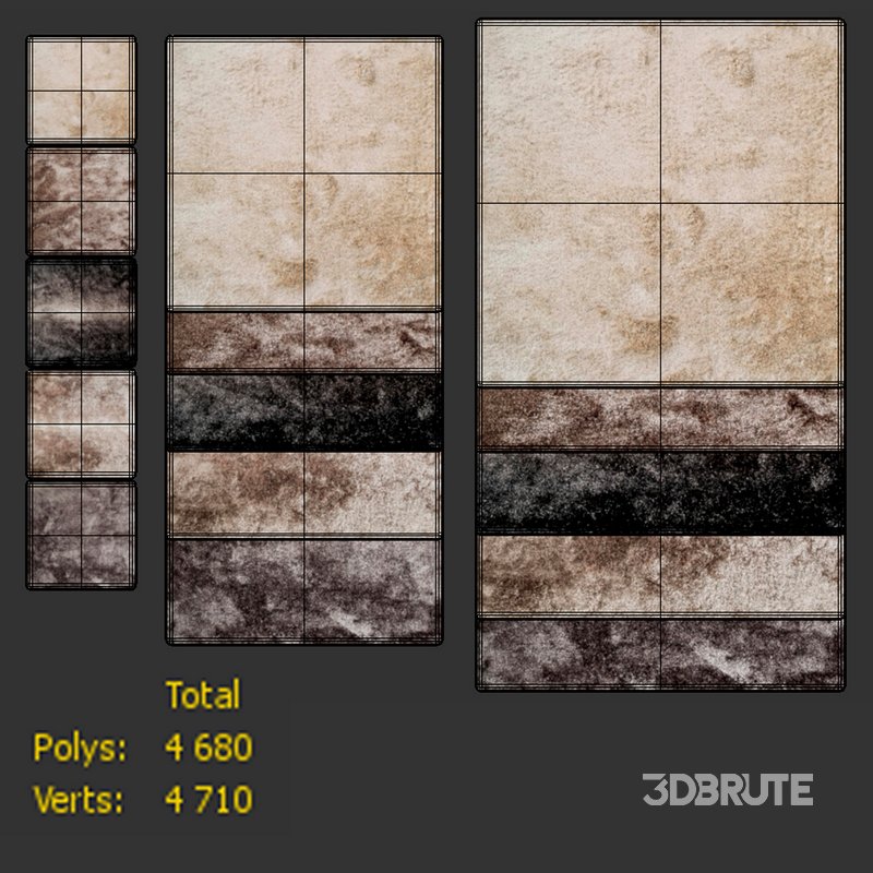 Shaggy rug Whisper Black Image 5