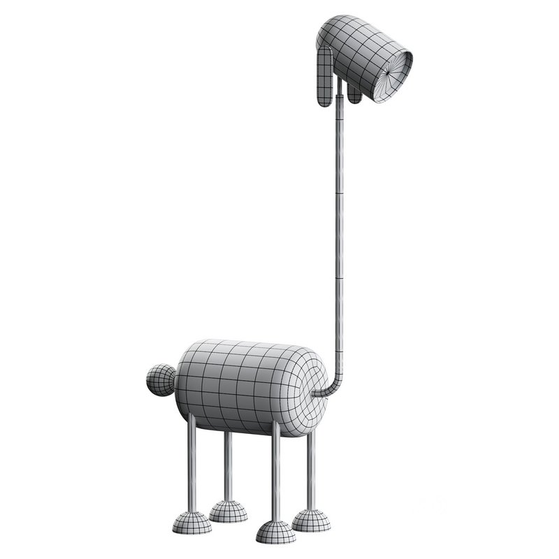 Floor lamp with dopamine puppy Image 6