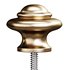 Wrought Iron Cabinet Knob Black Round - Thumbnail 7
