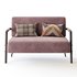 Casual Solid Color Living Room Loveseat in Grey - Thumbnail 6