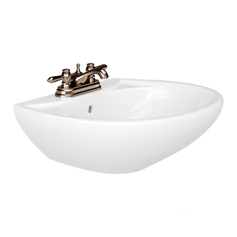 Ondine Pedestal white washbasin Image 7
