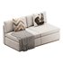 Haase Armless Sofa - Thumbnail 7