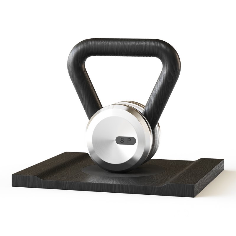 LOVA Kettlebell With Wooden Stand Image 5