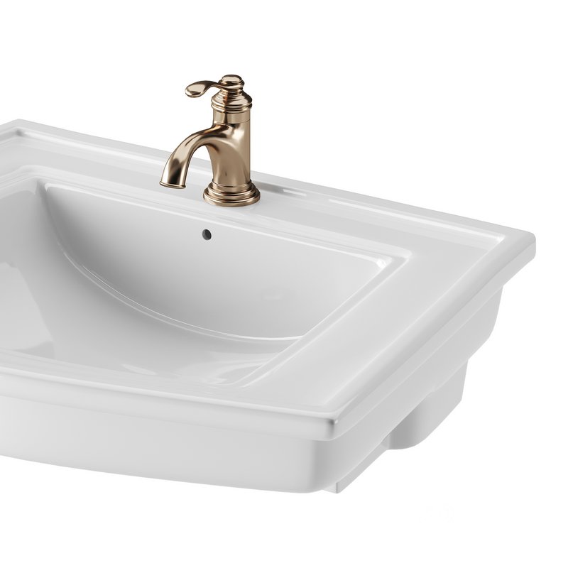 Florence Wall Mount Bathroom Vessel Sink Image 6