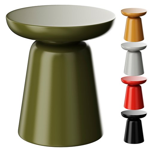 Household plastic round tea table