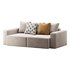 Vincent Navy Blue Retractable Sofa - Thumbnail 5