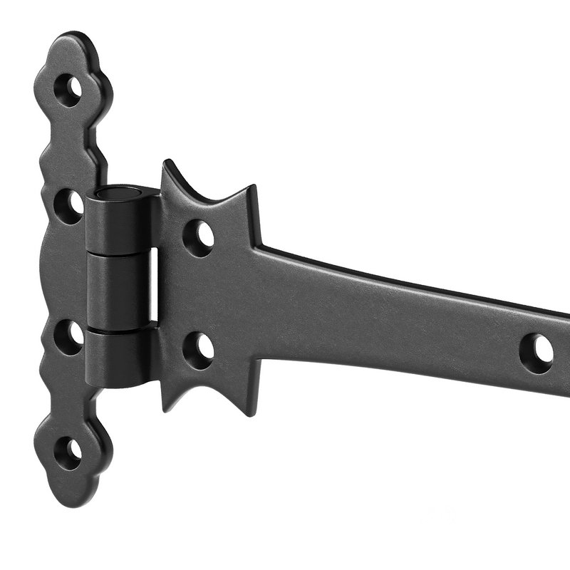 Black Wrought Iron Strap Image 8