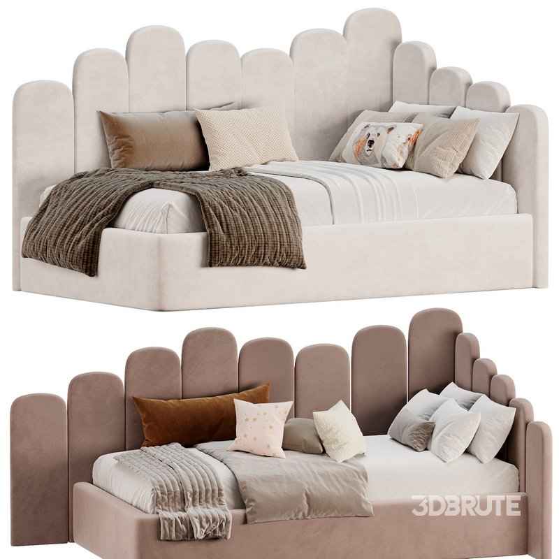 Corner bed Bambini kids multi level Image 4