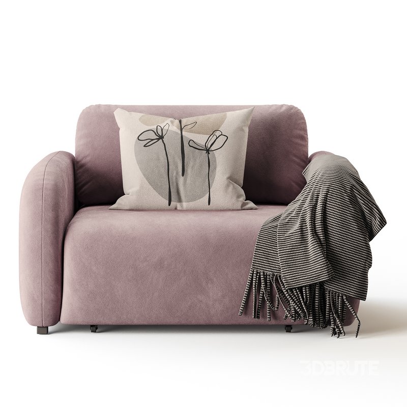 Sofa Lavi Velvet Beige Image 1