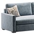 Benjara 86 Inch Fabric Upholstered Sofa - Thumbnail 7