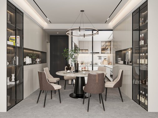 Modern dining room