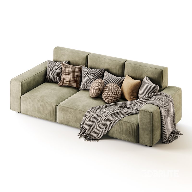 Beige Standard Sofa Image 6