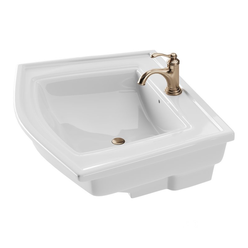 Florence Wall Mount Bathroom Vessel Sink Image 8