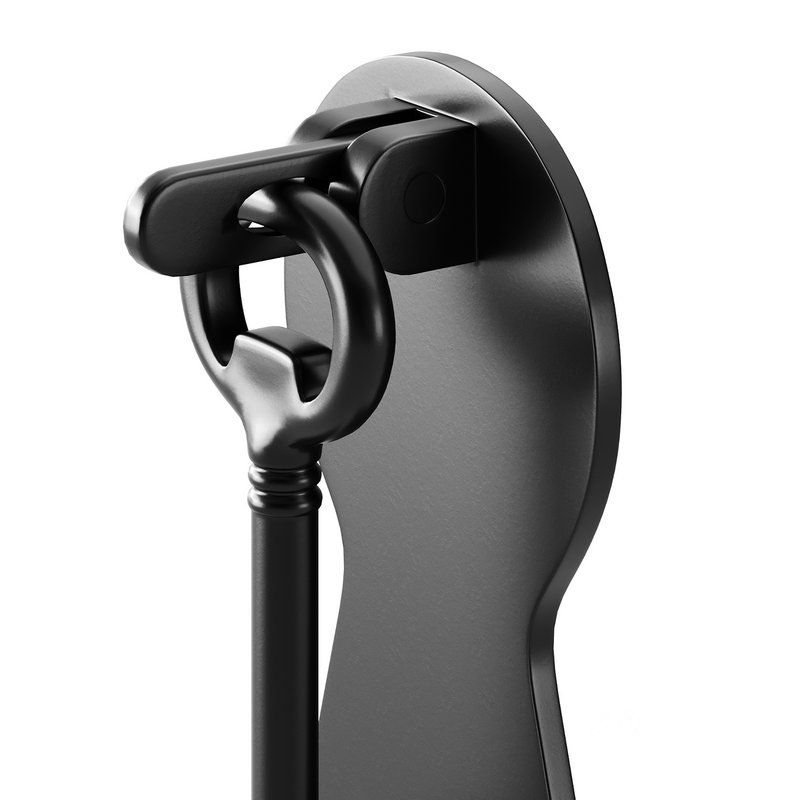 Door Knocker Black Cast Iron Key Image 9