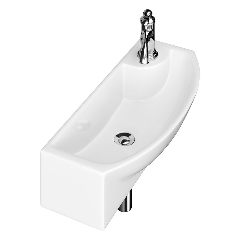 Small Wall Mount Bathroom Vessel Sink Image 8