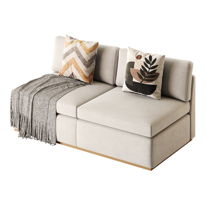 Haase Armless Sofa Image 8