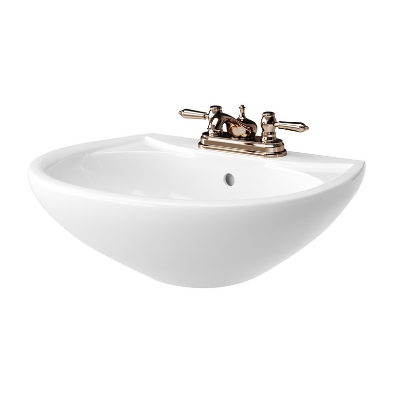 Ondine Pedestal white washbasin Image 8