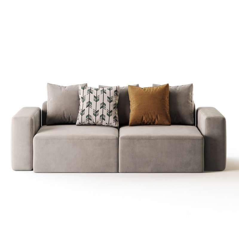 Vincent Navy Blue Retractable Sofa Image 8