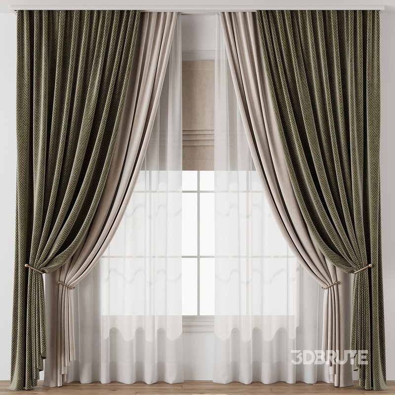 Curtain with tulle 38 Image 1