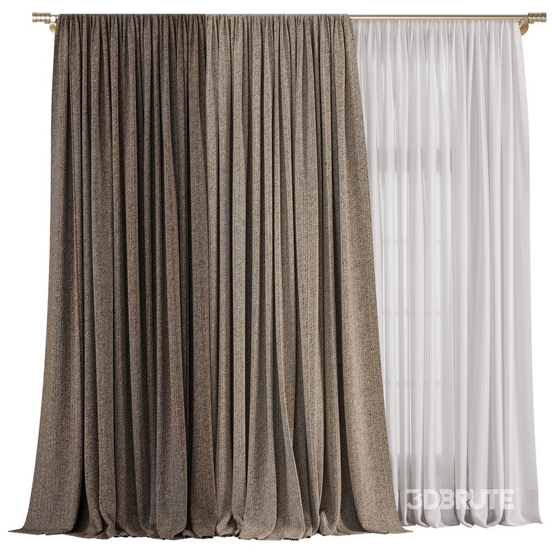 Curtain with tulle 39 Image 1