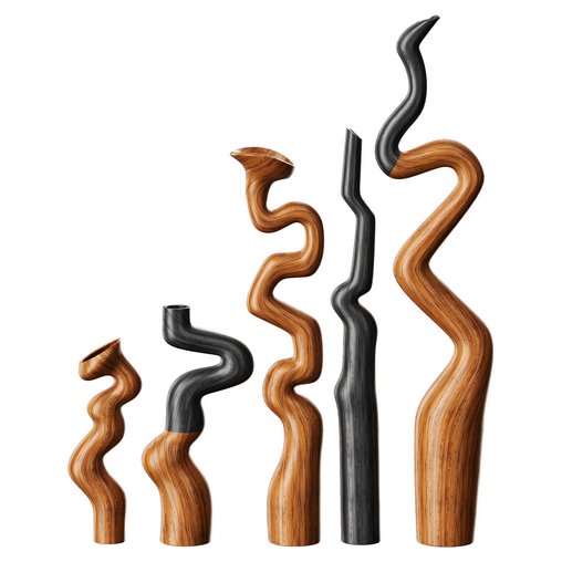 Wooden Vase